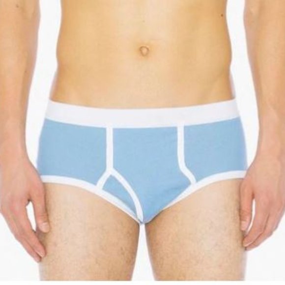 American Apparel Men's Baby Rib Brief - Medium - Picture 1 of 4